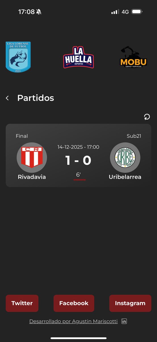 lahuelladep's tweet photo. Rivadavia 1 - 0 Uribelarrea

6’ PT Gooooool de Rivadavia!! Golazo de “Pancho” Blasco, que la agarró de volea luego de una gran centro de Suárez 

Seguí el minuto a minuto del partido desde nuestra App!
https://t.co/rnrdhIqKYJ https://t.co/LWHIhRLdi6