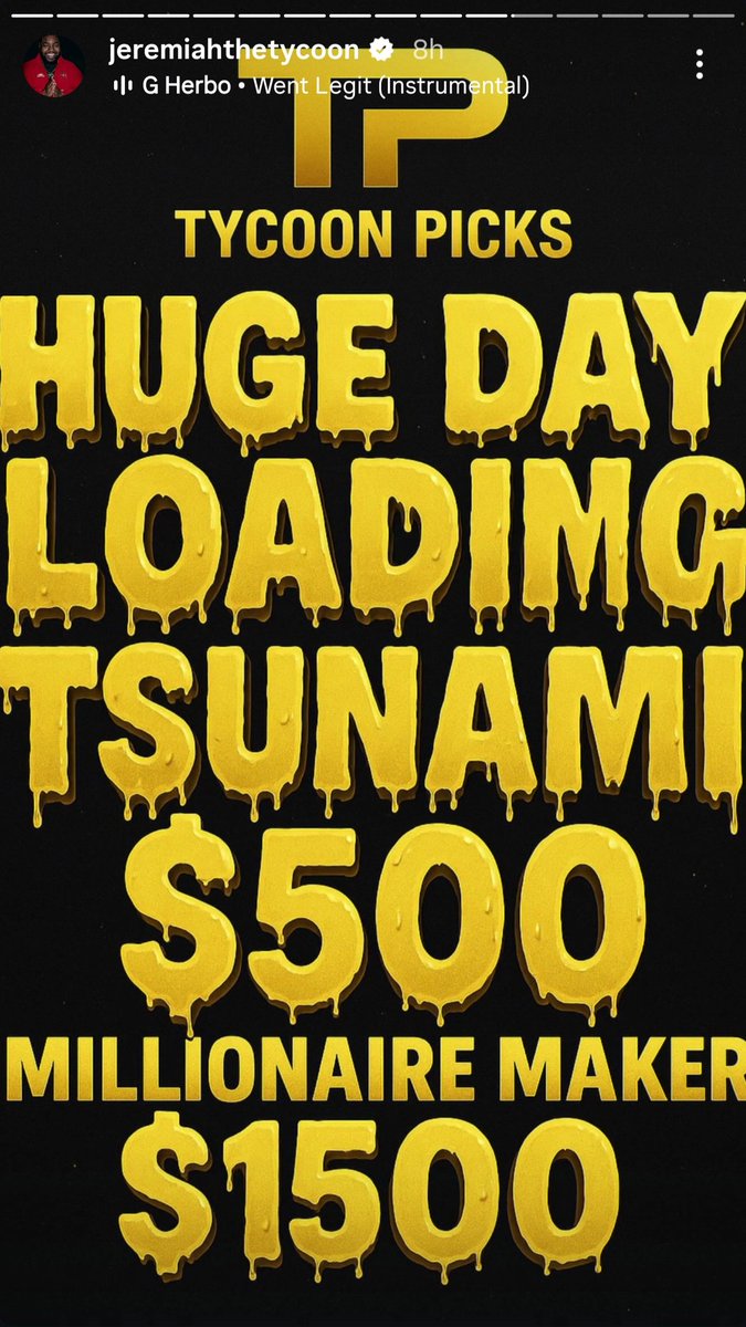 Professorcashes's tweet image. TYCOON EXCLUSIVE AVAILABLE NOW‼️

With the best record, price, and profit, you can't sit on the sidelines anymore 🤷🏻‍♂️

t.me/FMBcheap

#capper #sportbetting #tycoon #tycoonpicks #fmb #fmbexclusive