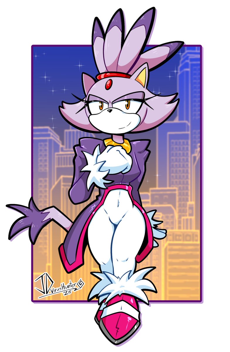JD_VirusHunter's tweet photo. Feeling good about drawing Sonic characters again so here's Blaze!  

#SonicTheHedgehog https://t.co/Pw73vMsJGI