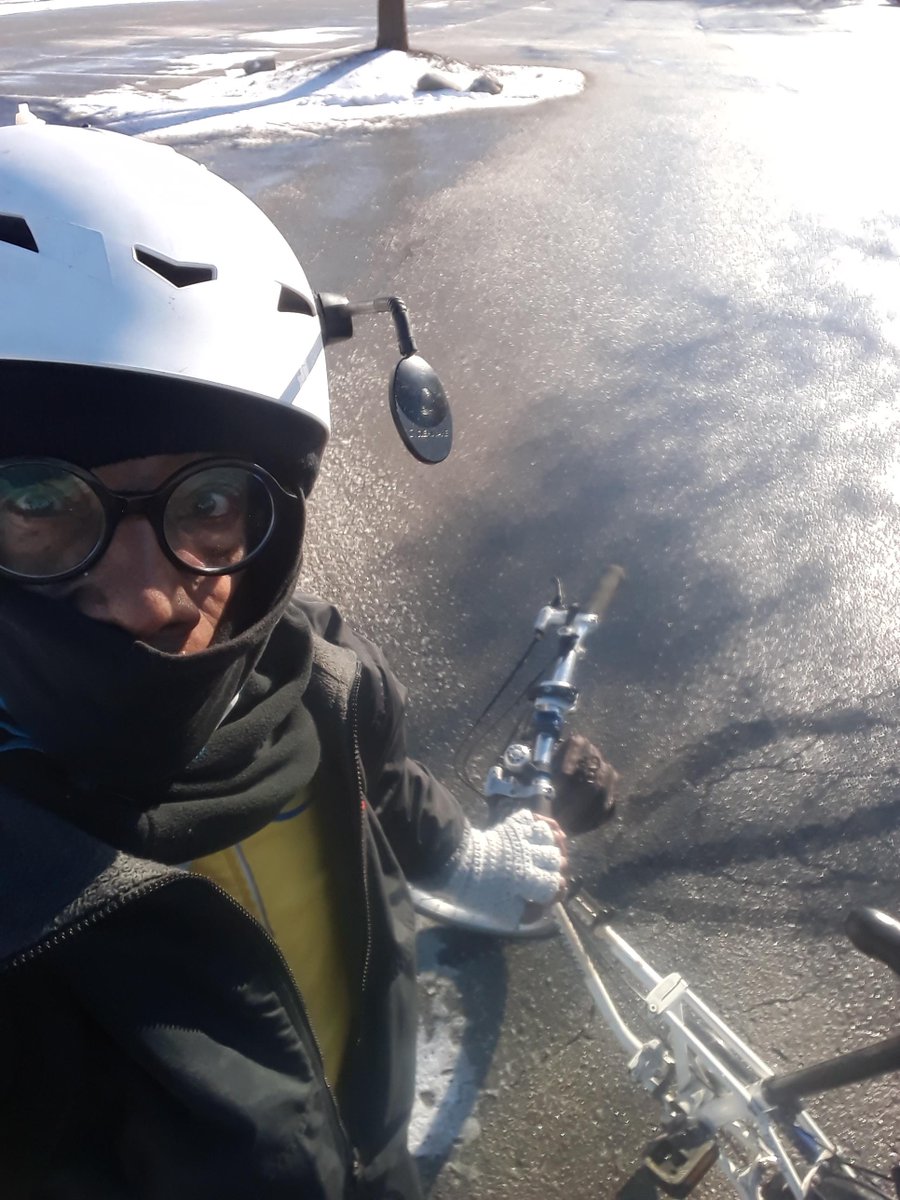 Too Cold for #POTA #parksontheair activation -15 C (5 F) Wind Chill -22 C (-8 F) but not too cold to #biketowork to earn money to buy more #AmateurRadio #hamradio equipment