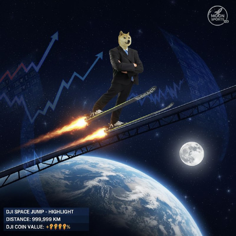 Good night, $DJI fam 🌙🚀

Doge Jones still flying while the world sleeps.

Charts pointing up, moon in sight.

Rest easy, tomorrow we go again 💯