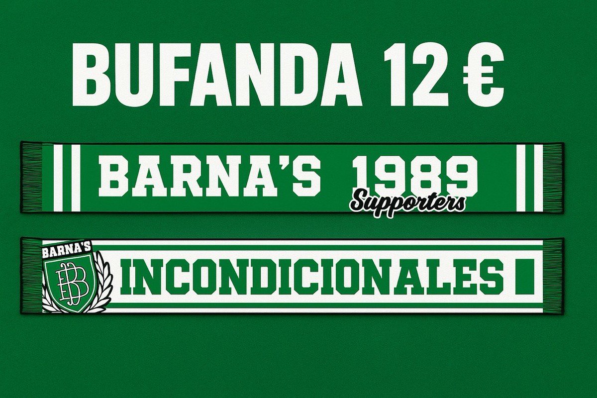 Ya disponibles en betisbarna89@gmail.com

#ultrasbetis #supporters #suppors #sgsbarna #barcelona #barna #betisbarna #betis #realbetis