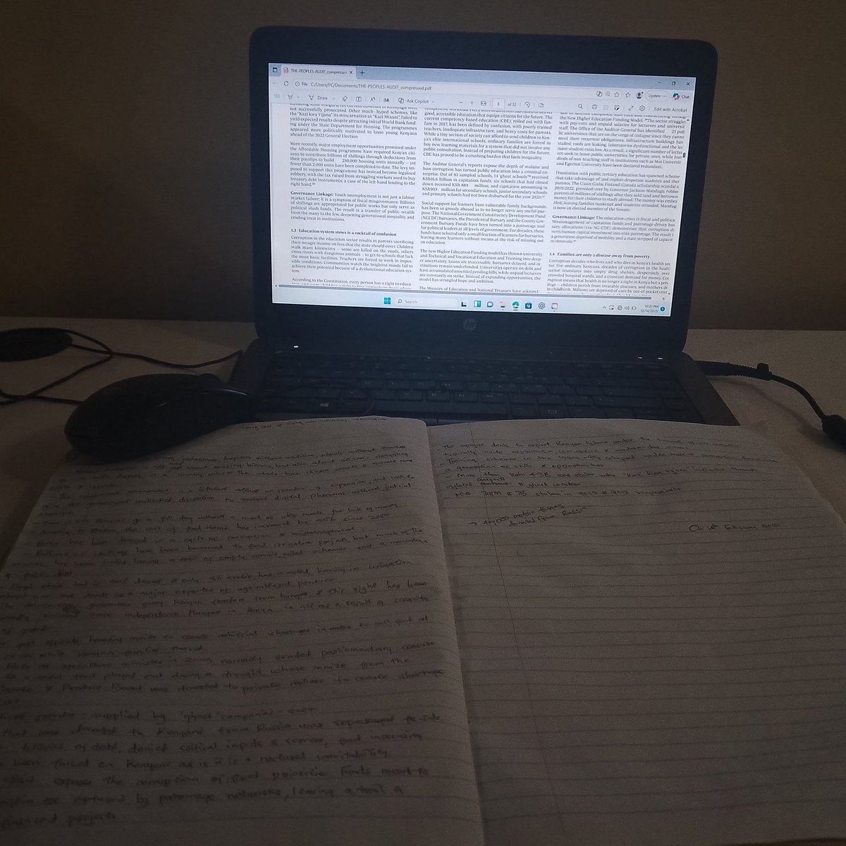 Them: Why are you still awake?

Me: Still working on, researching and reading about the illegal debts.

Tuko pabaya leo kuliko Jana. 

We must demand the auditing of public debts because an economic crisis is coming.

The time for the oppressed to eat the oppressors.