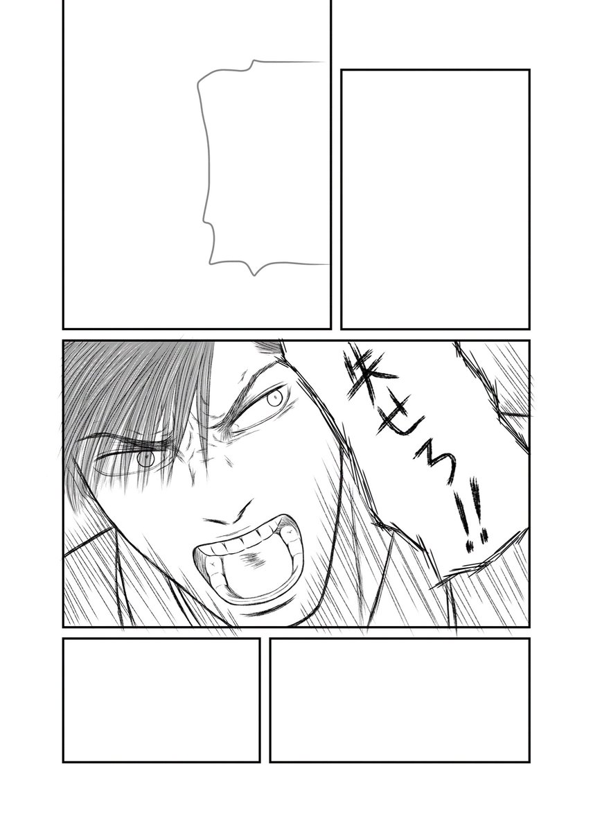 私にしてはかなり珍しく荒い線で描いみたけど、こんな感じのもいいな 