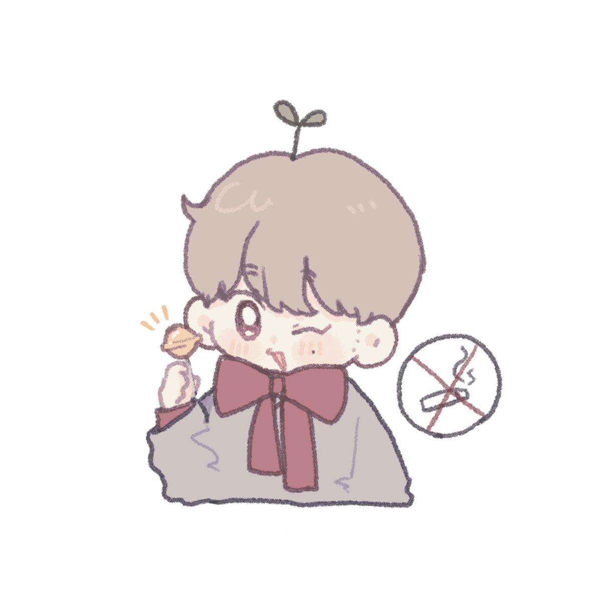 本家はタバコだけど、ぷやはキャンディ🍭