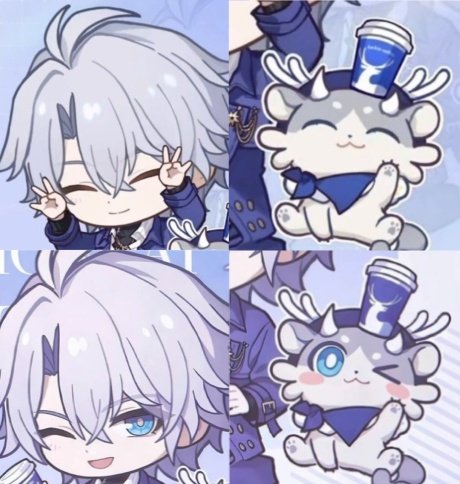 love when him and his chimera match expression it looks silly