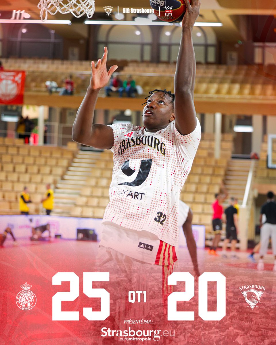 sigstrasbourg's tweet photo. 𝗙𝗜𝗡 𝗗𝗨 𝗣𝗥𝗘𝗠𝗜𝗘𝗥 𝗤𝗧 | 𝗠𝗢𝗡𝗔𝗖𝗢 - 𝗦𝗜𝗚

Menés de 5pts à l’issue du 1er QT

#BetclicELITE #ASMSIG #gosig https://t.co/gUg9InDO5R