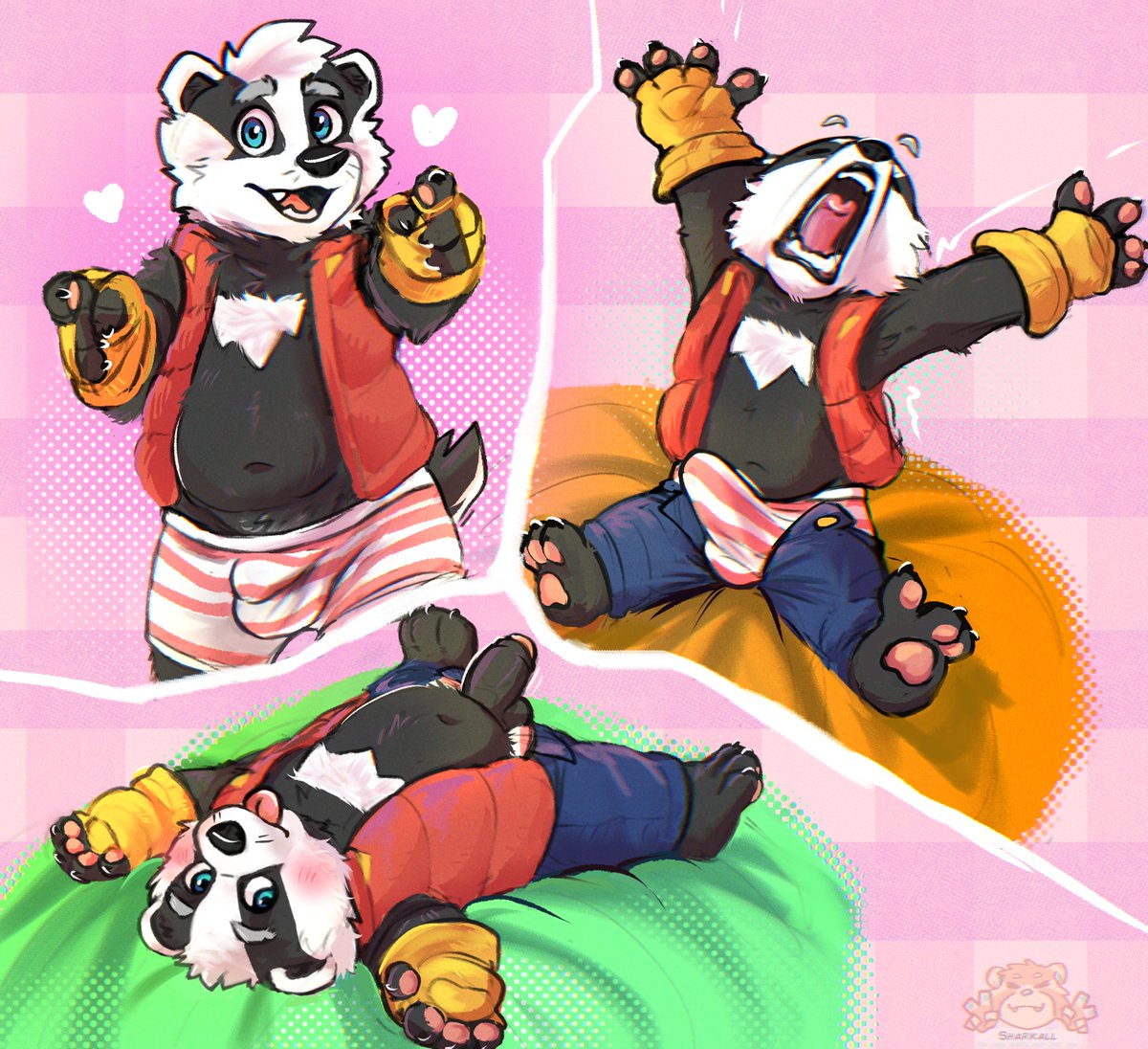 Bradley the badger sketchpage ✨