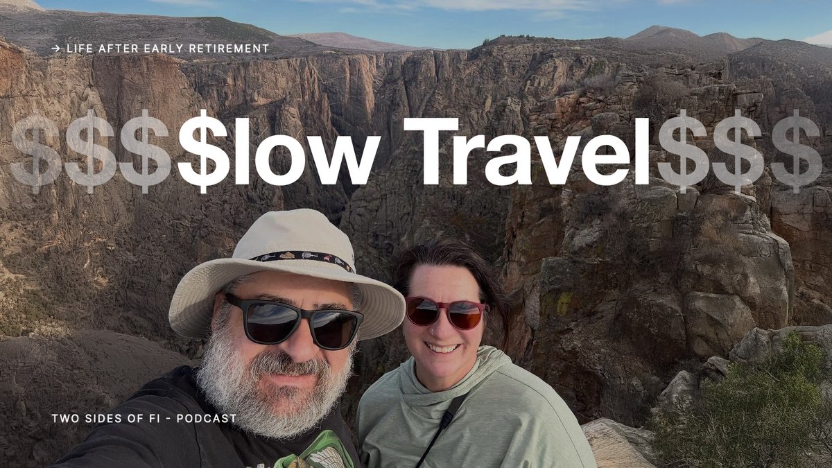 twosidesoffi's tweet photo. Traveling more often and for longer periods is a common goal in retirement. Does slow travel live up to expectations or is it overrated? All this and more in today's episode. https://t.co/G0hSV8iJh1 https://t.co/t3x48Q4nBA