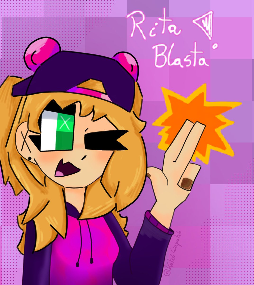 KotekCiapatek's tweet photo. Rita Blasta from #BlockStarPlanet !! https://t.co/0BoXIQNacX