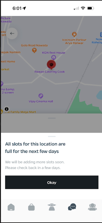 SuperbSushant's tweet photo. @OlaElectric I have been trying to book a scooter inspection for a long time, but I keep getting the same error message repeatedly. Help me out here. https://t.co/fyblezBV0C