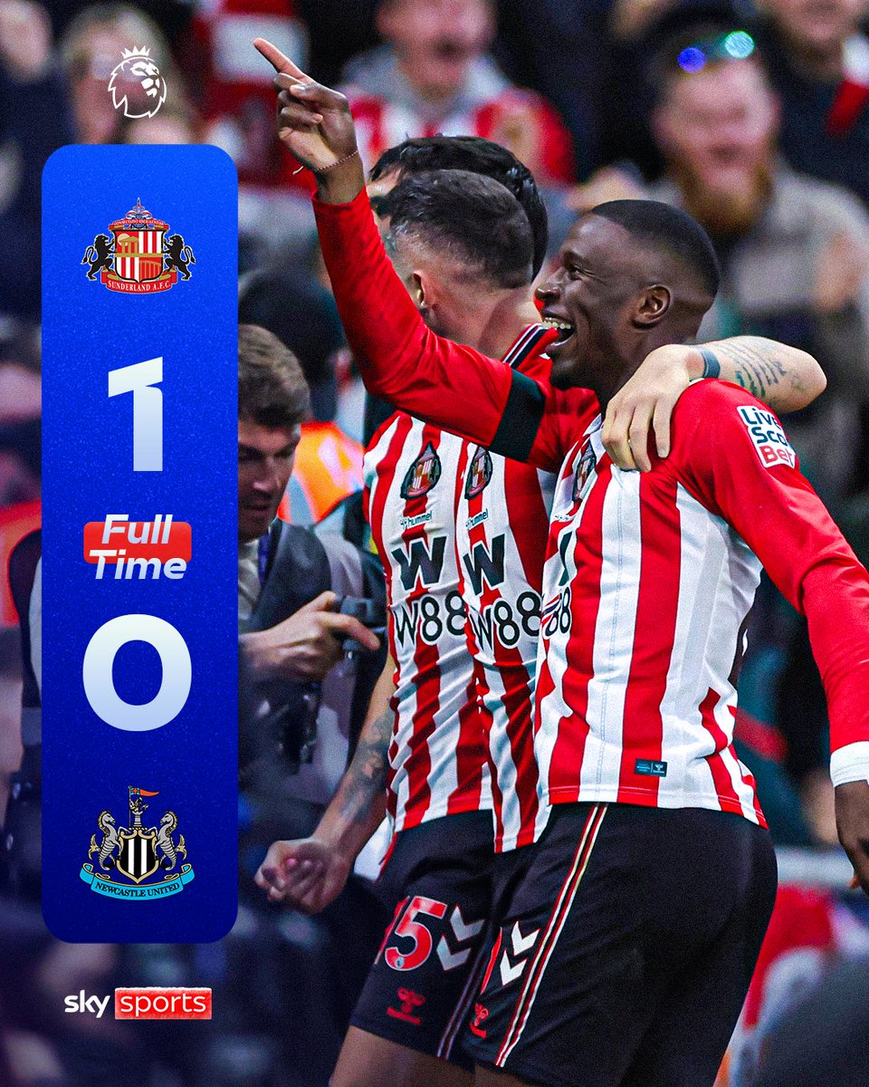 FULL-TIME: Euphoria for the Black Cats as they get the better of their Tyneside rivals! 🤩🔥