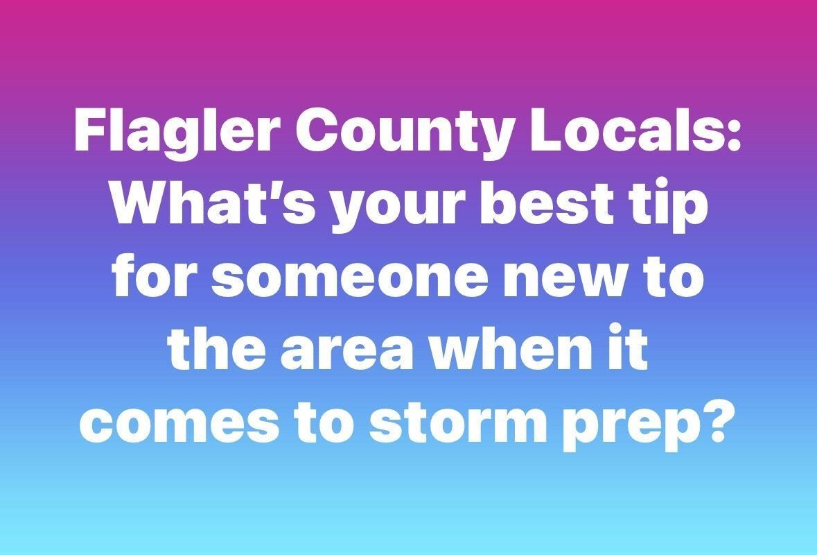 FlaglerEOC's tweet photo. 🌀 Flagler County locals!
What’s your #1 storm prep tip for someone new to the area? 🧃🔦📦
Drop your advice in the comments 👇—you might help a neighbor stay safe next season! 💬💙
#FlaglerStrong #StormPrep #FloridaLife #EmergencyPreparedness #CommunityTips https://t.co/eLh9vwkxkC