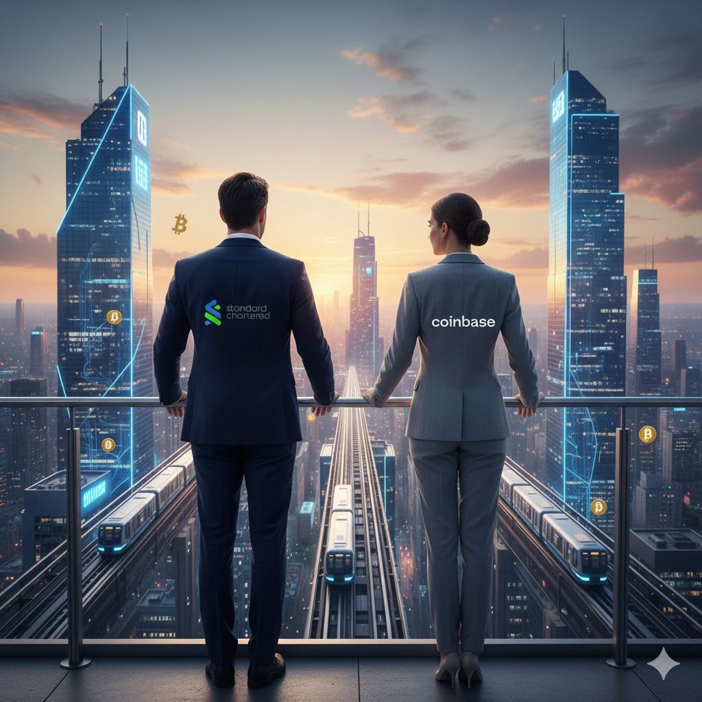 🔴COINTELGRAPH: Standard Chartered e Coinbase uniscono le forze per costruire infrastrutture crypto istituzionali.
