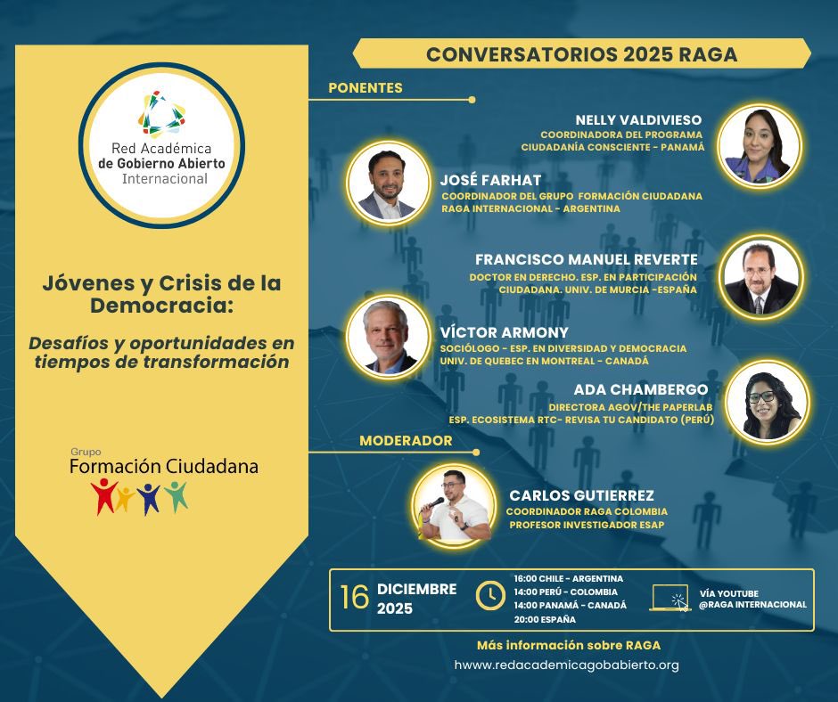 Red Académica de Gobierno Abierto Internacional tweet media