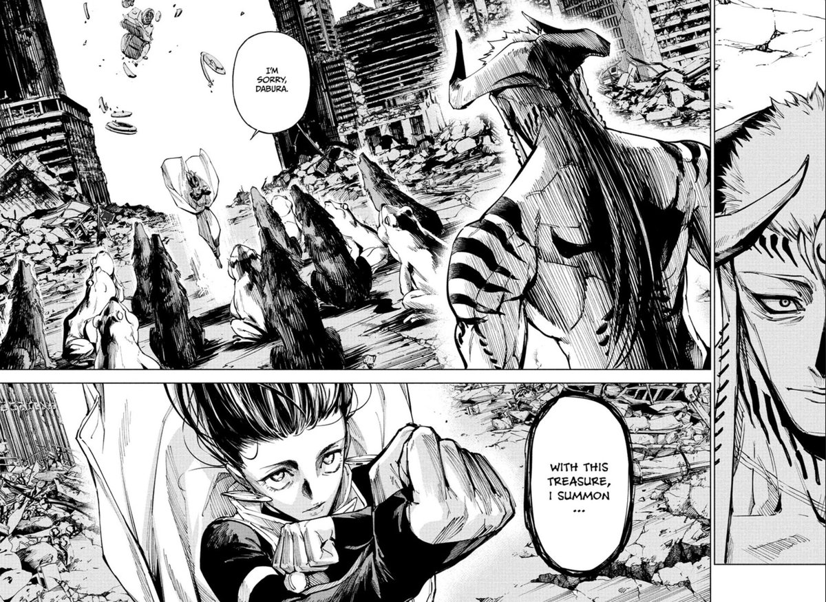 This spread page went so hard. Fucking badass!!!! #呪術モジュロ