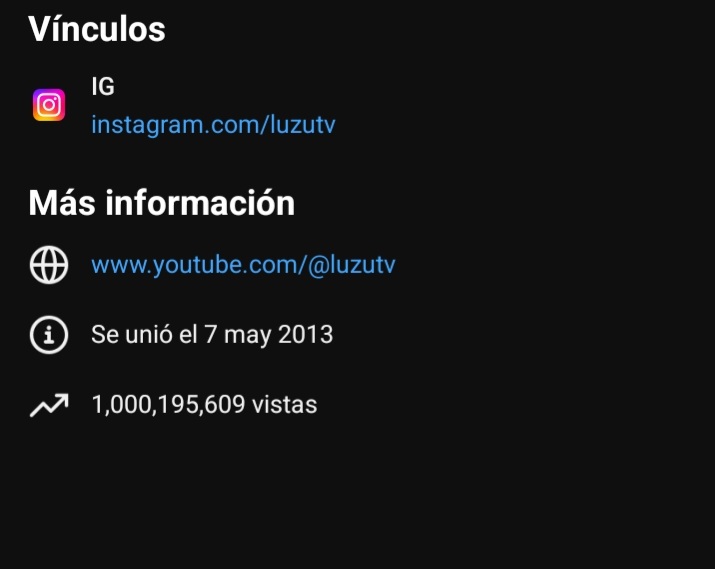 🎉🎉🎉ES OFICIAL🎉🎉🎉

LUZU TV se convierte en el 1er canal de streaming en llegar a las 1000M de vistas ✨️🏆

A #Luzutv lo hace grande su COMUNIDAD, LA MÁS GRANDE DE SUDAMÉRICA 🌎🔥

#nadiedicenada #sefuelarga #AlgoVaAPicar #AntesQueNadie #PatriaYFamilia #fmluzu