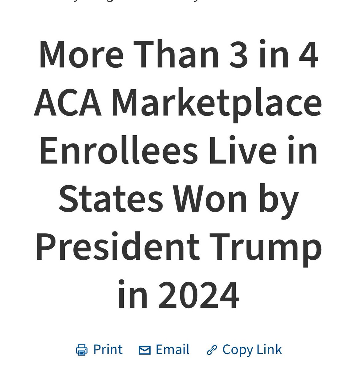 MarkConcannonSU's tweet image. What the Senator fails to realize or purposely forgets to mention, is that the percentage of people on Obamacare right now is much higher in states that Trump won. I wonder how they’re going to feel about getting their Healthcare from Costco or Sam’s Club?