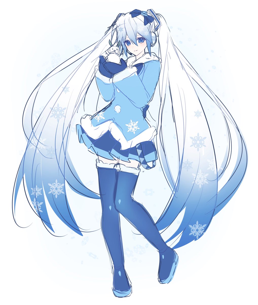 #初音ミク  #雪ミク