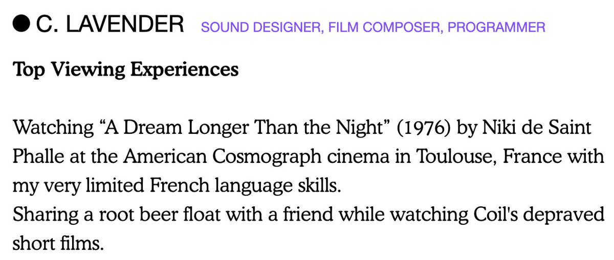 Thanks Screenslate for inviting me to list my favorite "first watches" this year. I also always include my favorite moments in the cinema. screenslate.com/articles/best-…