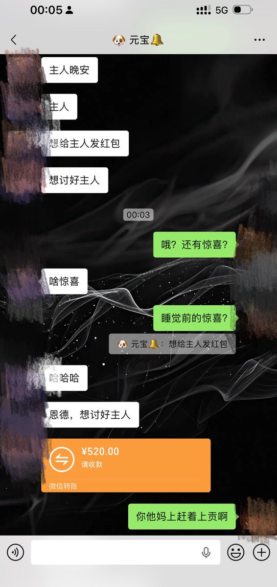 要睡觉了 元宝还给老子整这出 傻的可爱😎