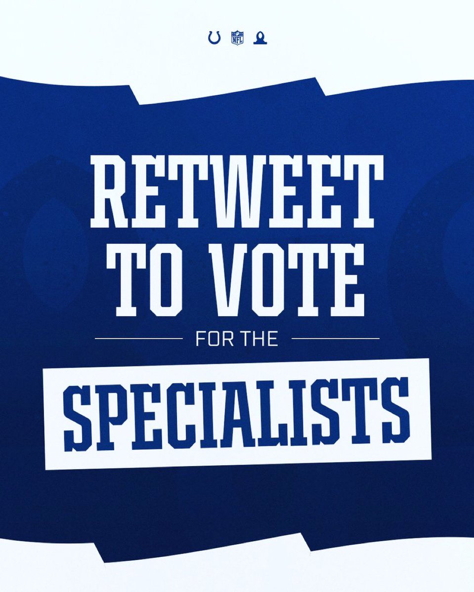 YOU KNOW WHAT TO DO‼️

🚨RT to double #ProBowlVote 

Ashton Dulin
Anthony Gould
Luke Rhodes
Rigo Sanchez