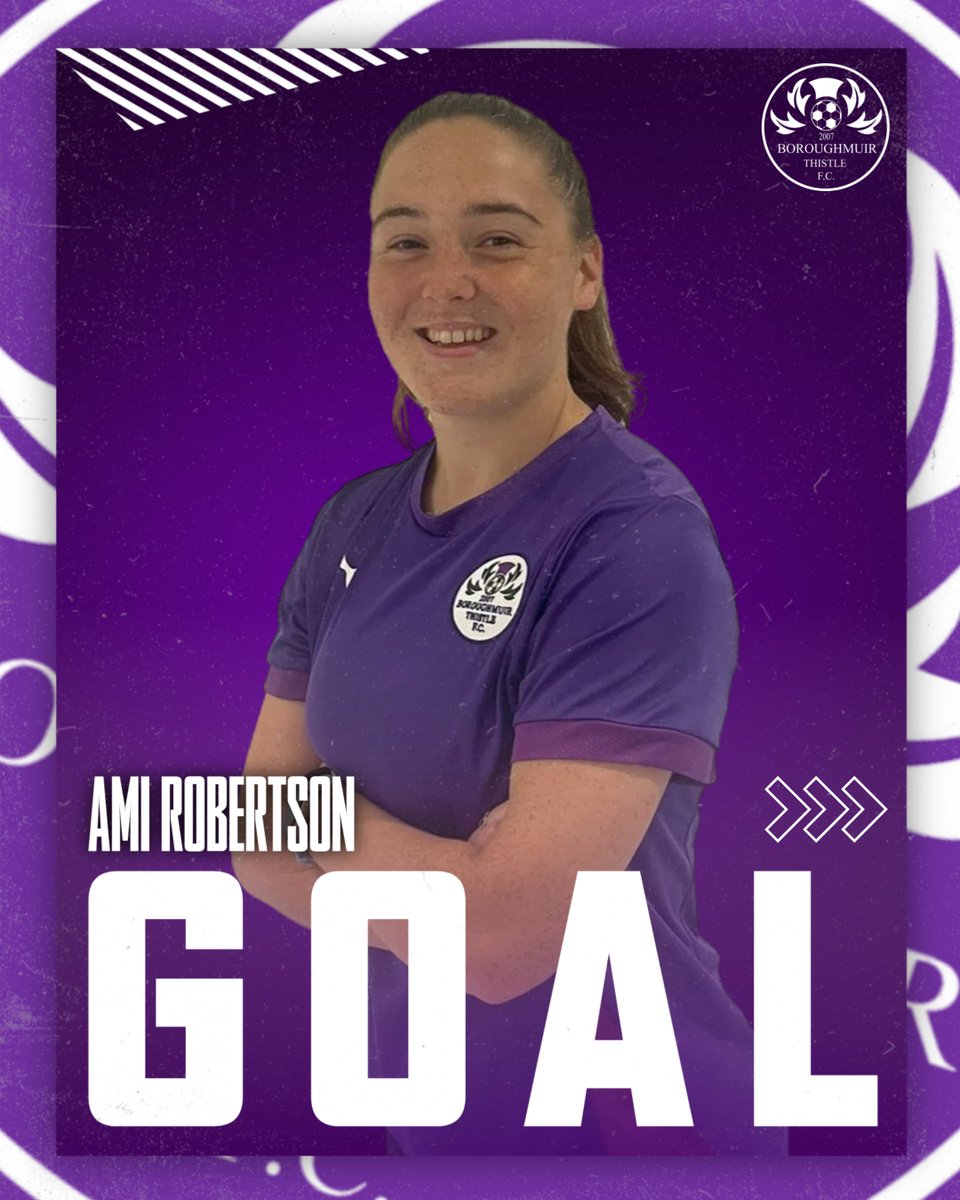 ThistleLive's tweet photo. 12' | 𝗚𝗢𝗢𝗢𝗔𝗔𝗔𝗟𝗟𝗟!!!

Lauren Hall gets to the byline and cuts the ball back for Ami Robertson to fire low into the back of the net from around 8 yards!!

🦁 0-1 🟣 | #ThistleLive https://t.co/bUACq15rhD