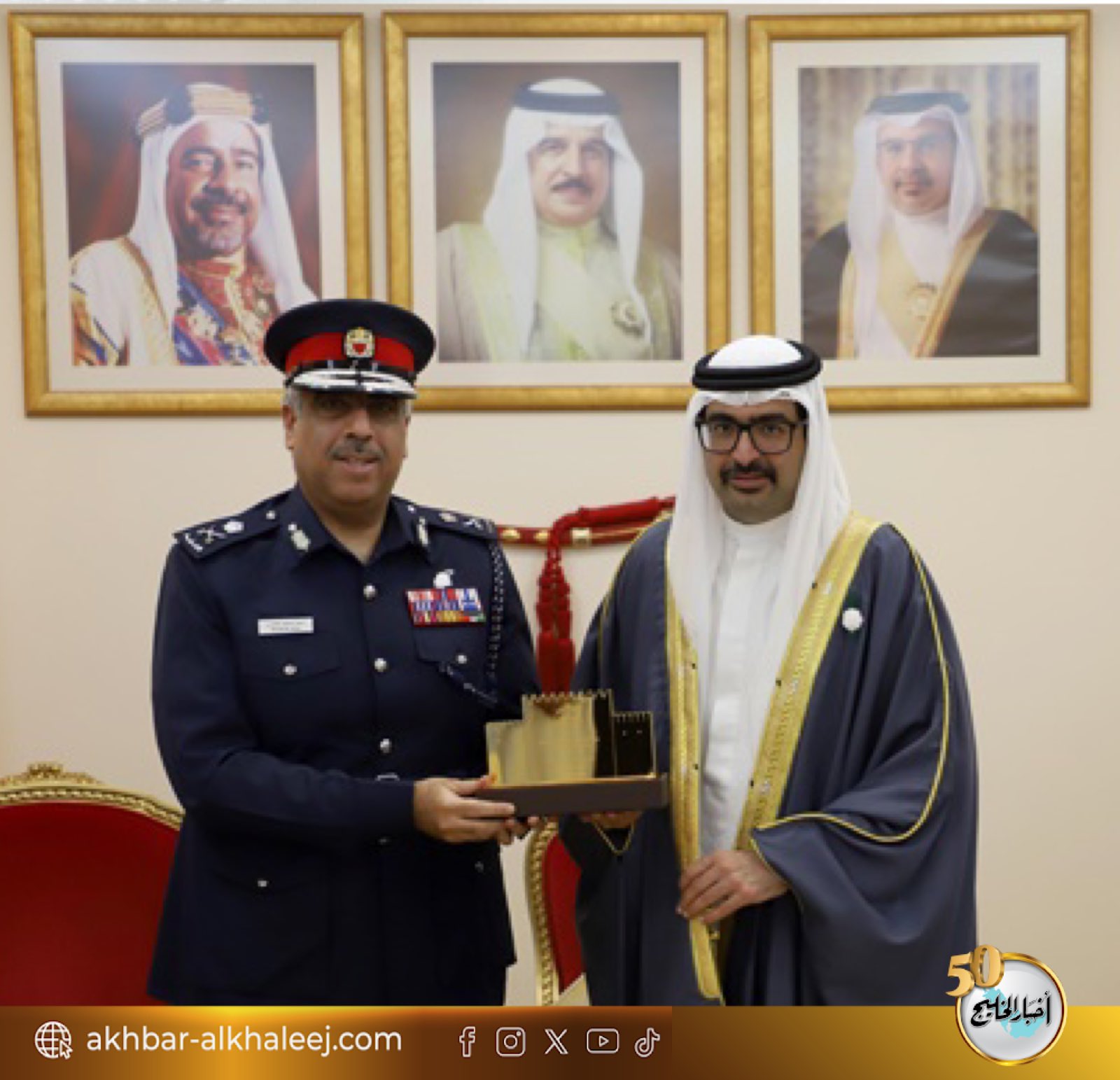 سمو محافظ الجنوبية يكرم عددًا من الجهات الأمنية بمناسبة يوم شرطة البحرين #البحرين 