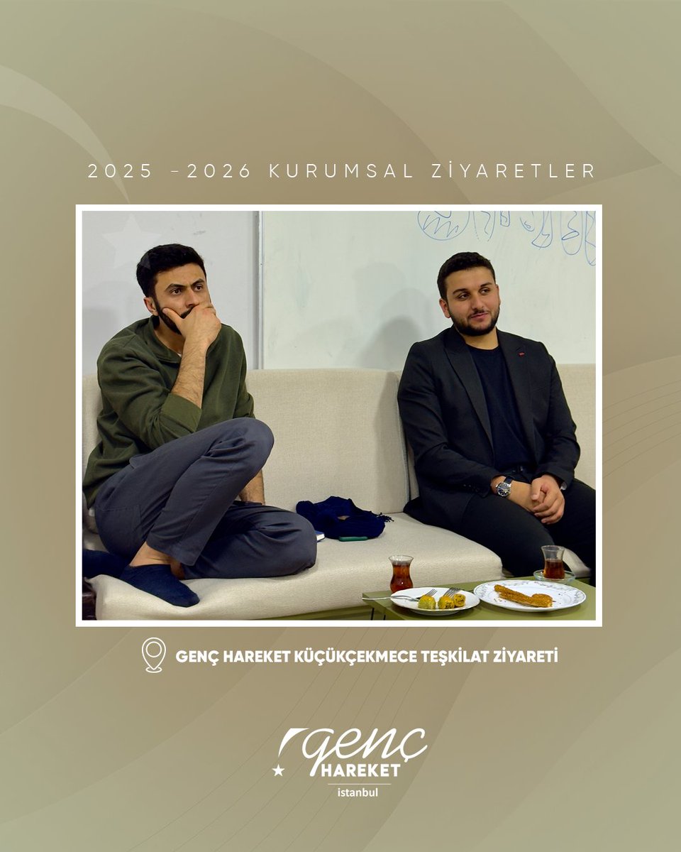 Genç Hareket Küçükçekmece teşkilatımızı ziyaret ettik

Onların heyecanını ve özverili çabalarını görmek bizleri mutlu etti.

​Göstermiş oldukları içten muhabbet ve misafirperverlik için Genç Hareket Küçükçekmece başkanımıza ve ekibine teşekkür ederiz.