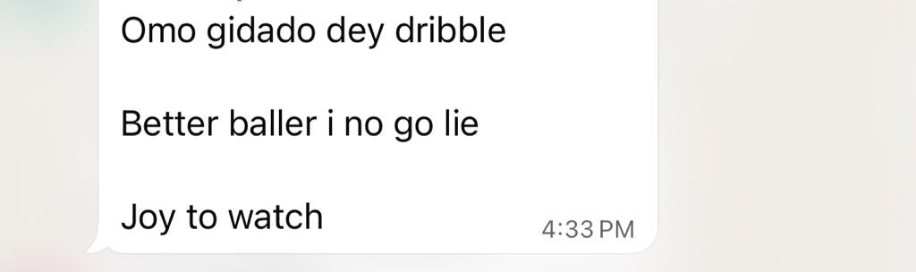 People sabi greatness 💯