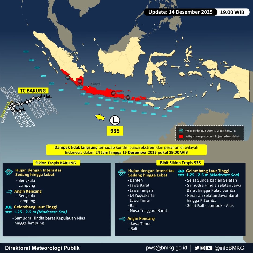 zakiberkata's tweet image. PERINGATAN DINI BMKG