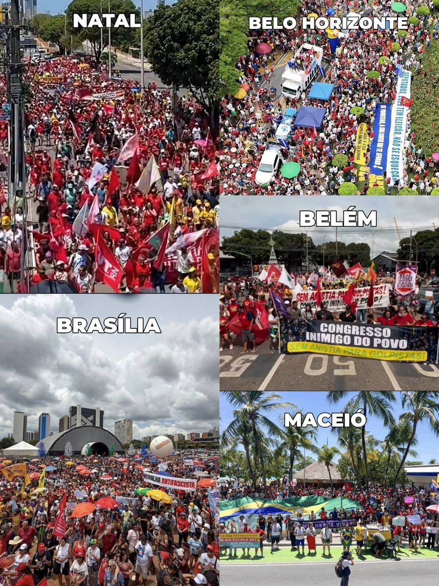 ThiagoResiste's tweet photo. ATENÇÃO!!! Milhares de pessoas protestam contra o CONGRESSO INIMIGO DO POVO em todo o Brasil!!!

E nem começaram as maiores manifestações, em SP e no Rio, ainda!!!

Choram Hugo Motta e Davi Alcolumbre!! https://t.co/W24Xlhl5kU