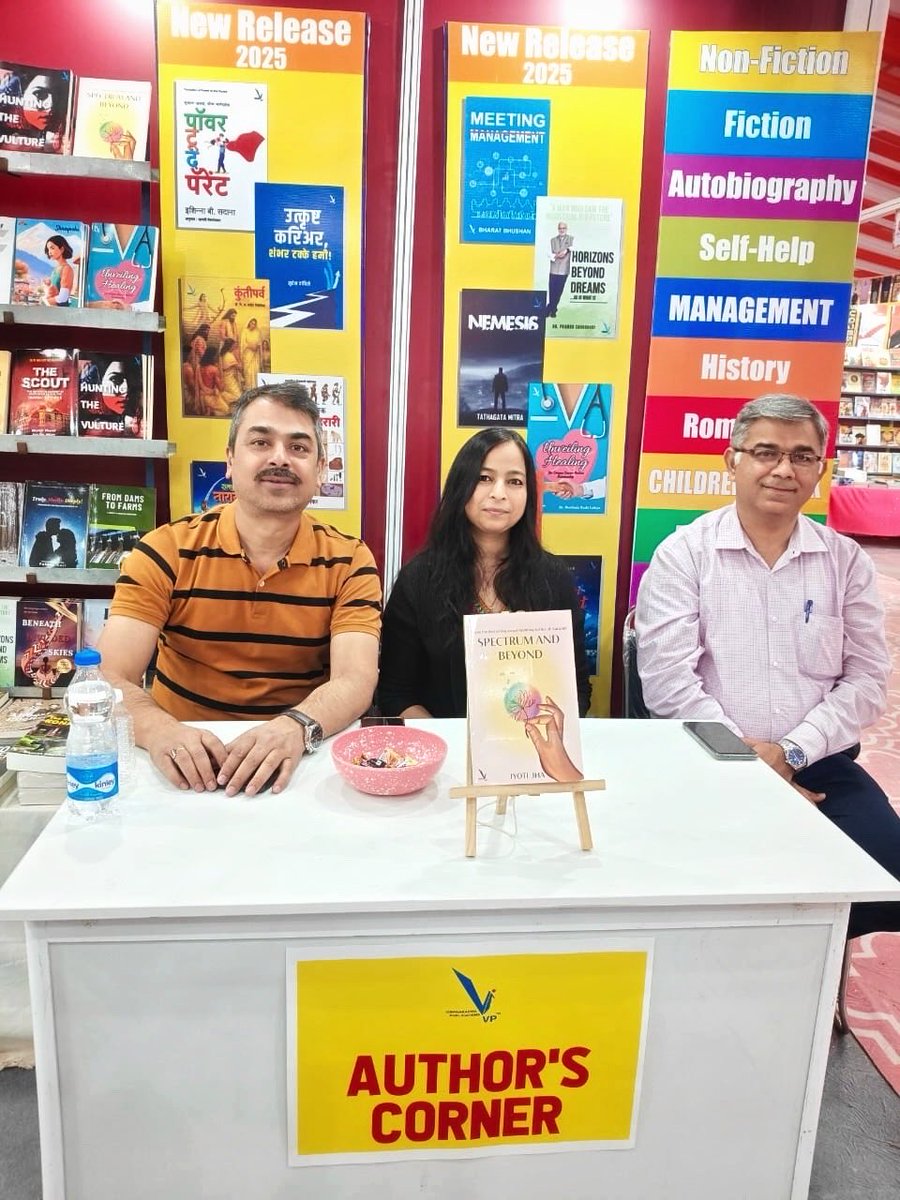 Imjyoti5's tweet image. Extremely delighted to share that #SpectrumandBeyond is being launched by @VPBooks in @nbt_india ’s @PuneBookFest at #FergusonCollege 
Join in to cheer up, celebrate, and bless the occasion!
To an aware and inclusive world! 

@LIBLiterary #TimesofIndia @vikasvaibhavips #Femina