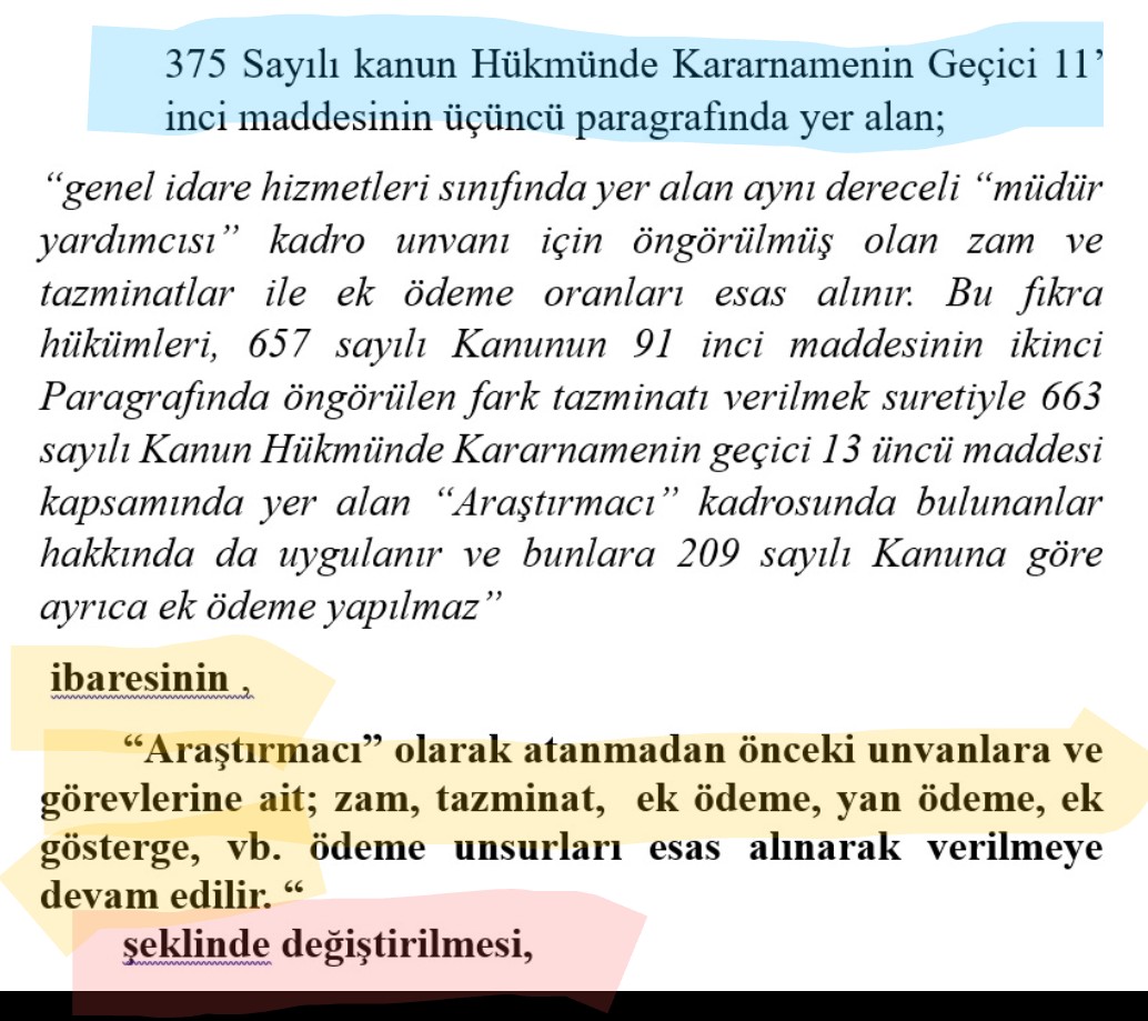 LutfiAytug's tweet photo. Askeriyeden #Araştırmacı olanlar eski görevlerinde çalışıyor gibi haklarını alırken, İl Md Yrd,  Şb Md ve Yrd iken #Araştırmacı olanlar önceki haklarından faydalanamaz.  @BestepeCB @_cevdetyilmaz @erkanakcay45 @MKalayci42 @zuhal_karakoc @OnderKahveci @YildizFeti @MansurMetehan https://t.co/gIYuJPLXBN