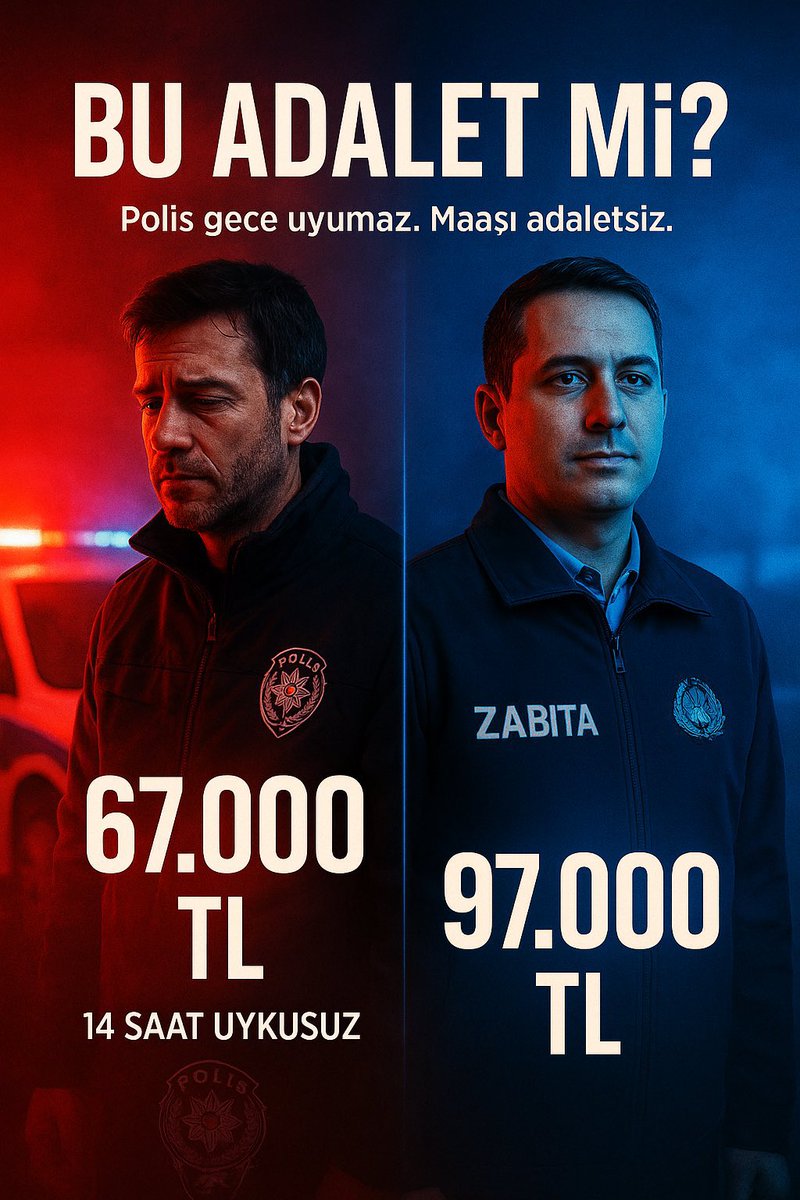 ✅ Baş kaldırı yok...
✅ Siyaset yok...
✅ Kişileri hedef alma yok...

👉🏻 Tek derdimiz çözüm bulunması...

#PolisBütçeBekliyor