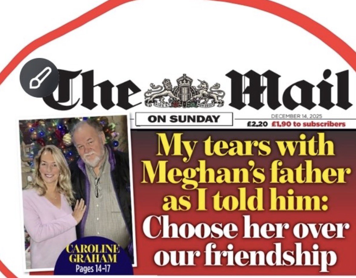 EAPoeEstNe19jan's tweet image. #CG is shameless. NO adequate description for her &amp;amp; #TomMarkle's antics. #PainForProfit #GhoulishGraham
Although the relationship between #Thomas &amp;amp; #Caroline is grotesque, it's emblematic of the tabloid ecosystem PH &amp;amp; Meghan have outmaneuvered foryears.

unpacked4.wordpress.com/2025/12/12/6-t…