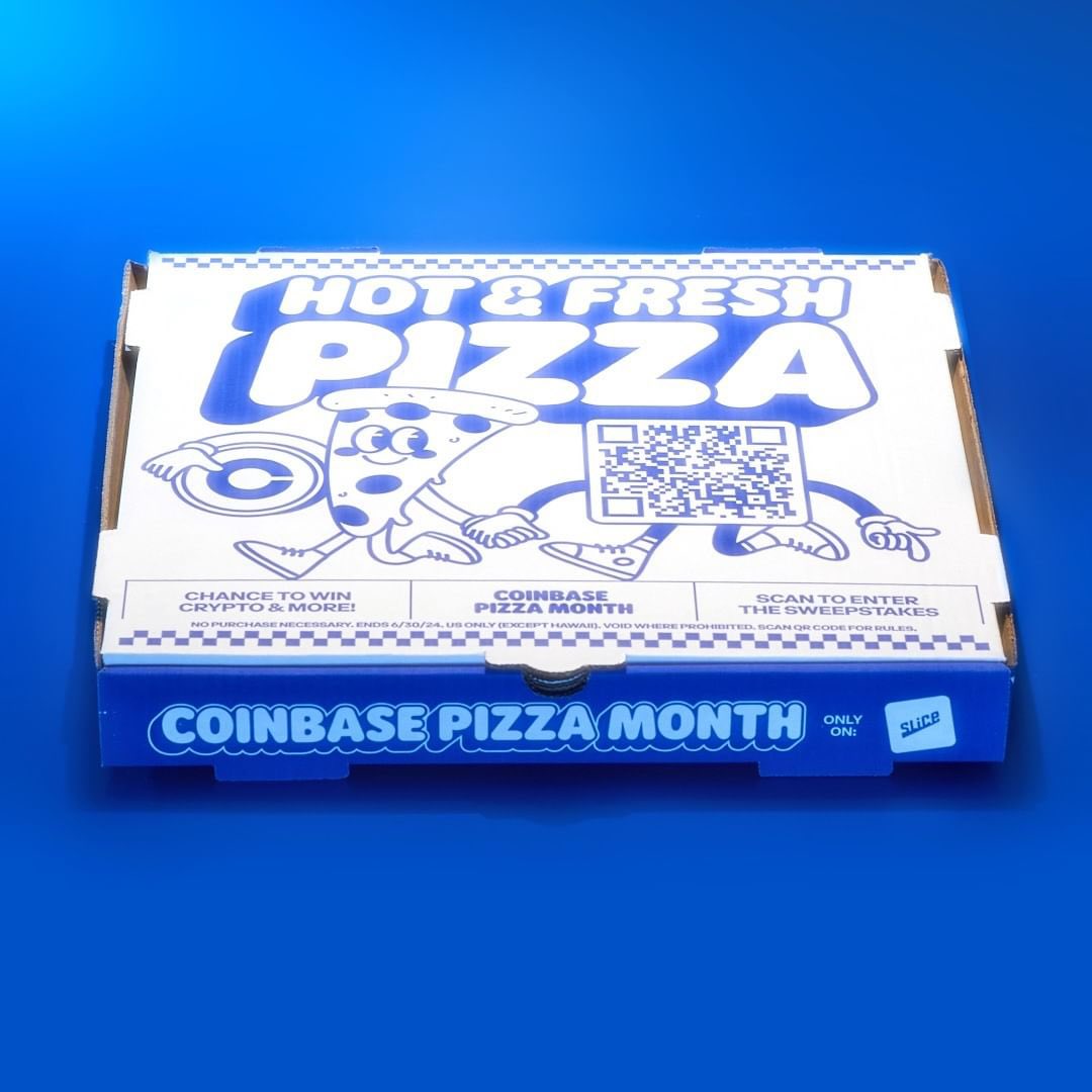 IlirSela's tweet photo. Last year we partnered with @coinbase and @kate_rouch on one of the coolest brand marketing campaigns you can imagine. At the time, @slice boxes were only available in NYC. 

We now have 13 Hubs around the country and can deliver an awesome pizza box brand campaign nationwide. https://t.co/kWxiB5reEG