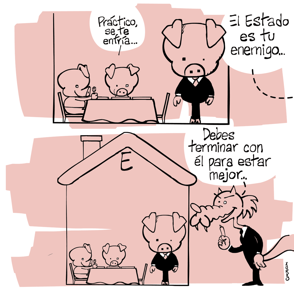 xurxovaz's tweet photo. Poco Práctico #humor #pigs #cerditos #disney #cartoon https://t.co/P5vVXqzuaJ