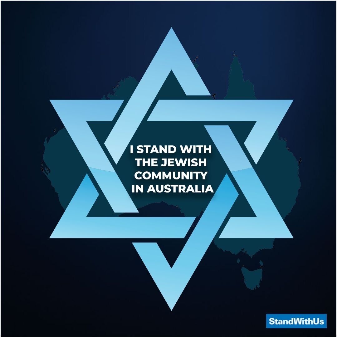 RozRothstein's tweet image. I stand with the Jewish community in Australia. 🇦🇺✡️