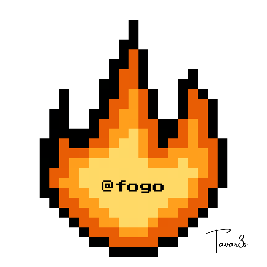 xTavar3s's tweet image. Criei esse Pixel Art como símbolo de algo simples, mas poderoso: mesmo com o FUD diário, o barulho, as dúvidas e os ataques… @fogo não apagou.

Fogo não pede permissão pra queimar.
Ele nasce, se adapta e segue subindo.

Cada pixel dessa chama representa:
- resiliência
-…