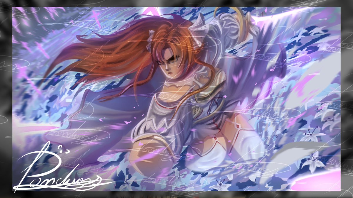PandaWaPand's tweet photo. New art. I forgot to post for a while 😭

-Asuna spirit bloom🖌
-Comeback🔥

Likes and retweets are aprecciated 
#GFX #GFXart #ArtDesing #robloxdev https://t.co/P9bkkkW0VZ