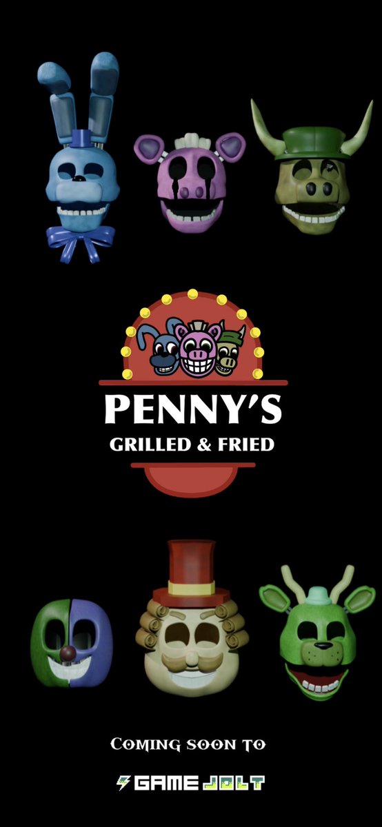 New poster for Penny’s Grilled &amp; Fried only on Gamejolt soon