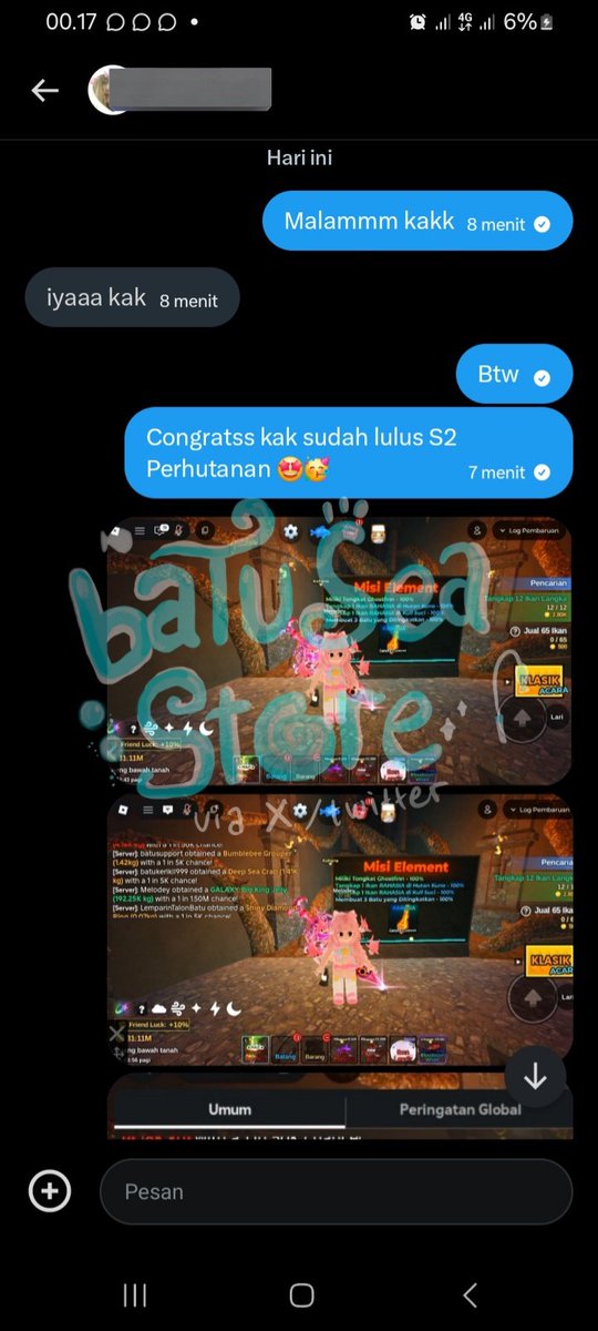 Batu Joki Fish It 🎣🦈| Mention After DM tweet media