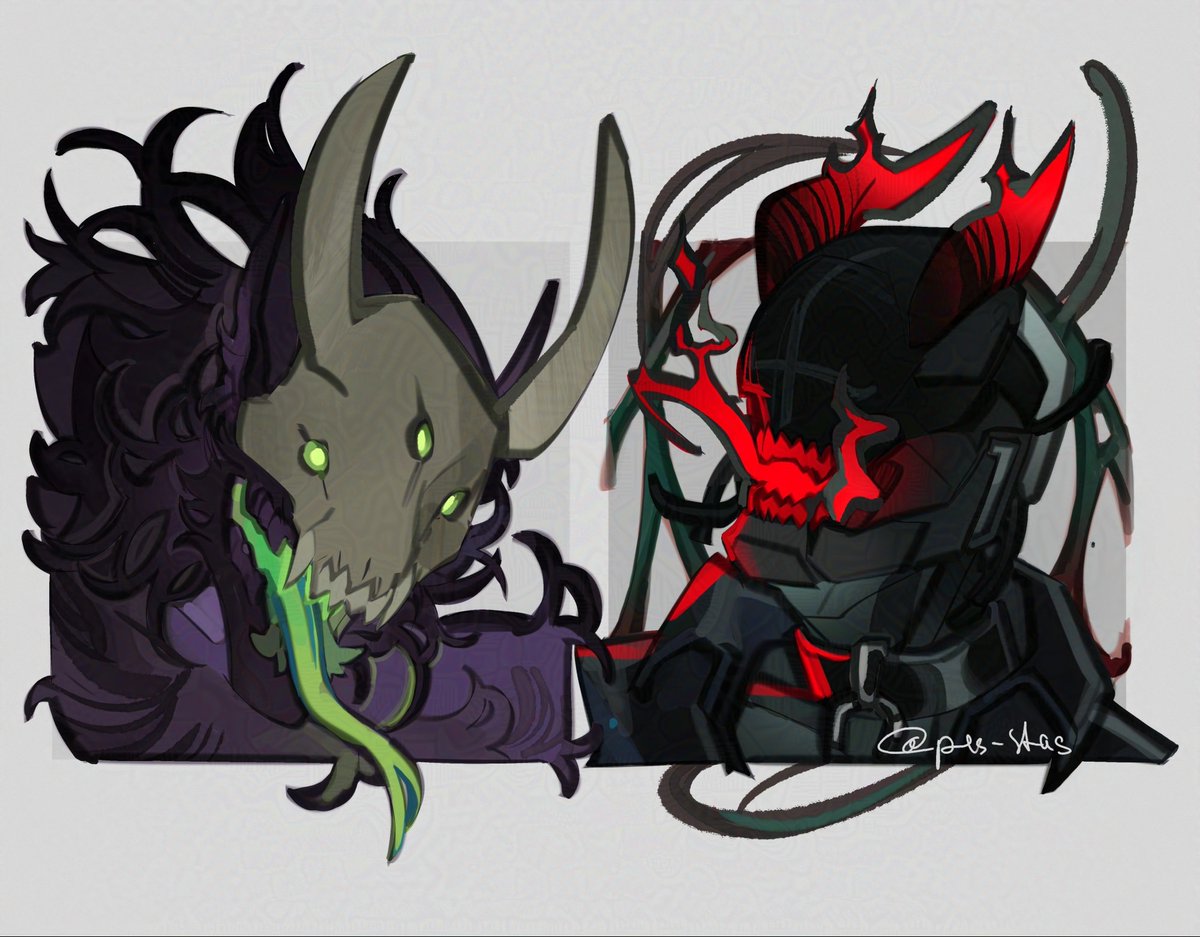 my two devilish boys Zets and Meats (meats was redesigned since but ngl i still like this icon) : зс