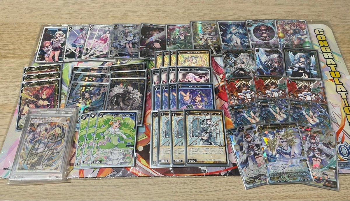 WixossBatoru's tweet photo. ウィクロスCEREMONY @ Tefuda  

開催日: 12/14 
参加者: 16名  
優勝: 夢限 / Mugen (Jeff) 
2位: タウィル / Tawil (Jonathan) 
3/4位: タウィル / Tawil (Marcus) 
3/4位: サオリ / Saori (Xian) 

おめでとう🎉 

Hope to see everyone again next month!

#WIXOSS #ウィクロス https://t.co/WoR82nBx2i