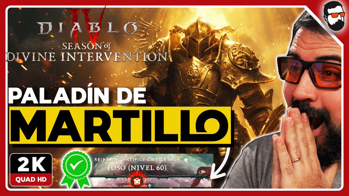 Pues ya ha salido una build que revienta a toda pastilla en fosos con el PALADÍN en la TEMPORADA 11 de #DiabloIV 

Build de Martillo Bendito (Diablo 2 like ^^)

Vídeo completo explicándola aquí 👉 t.ly/6N_hl