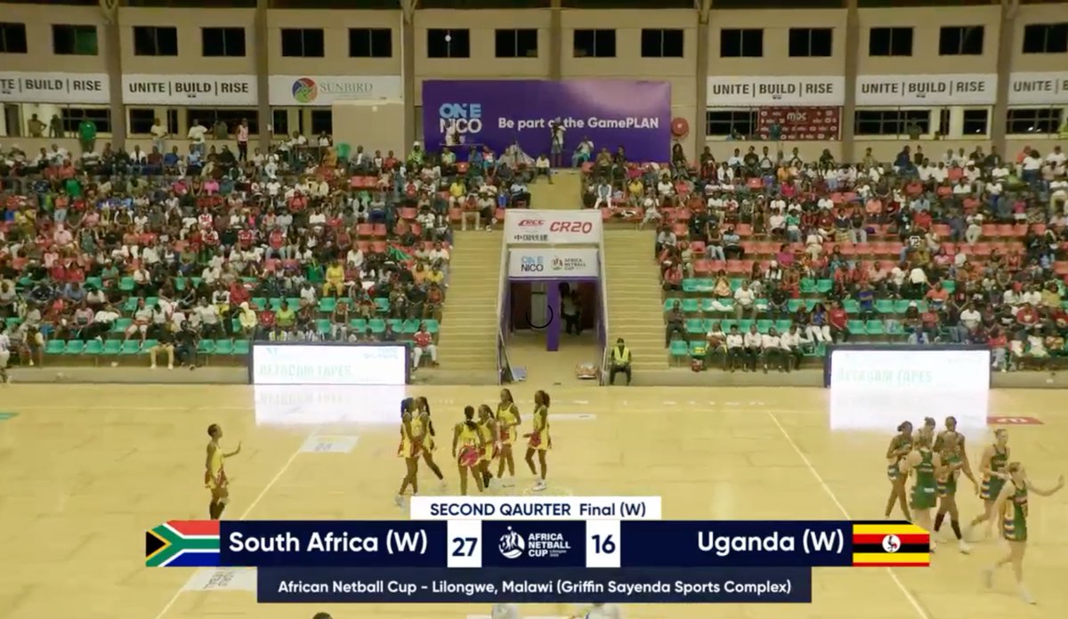 End of 2nd Quarter -  #SPARProteas #UgandaNetball #Uganda #WeAreAllIn #AfricaNetballCup #UniteBuildRise #AfricaNetballCup2025