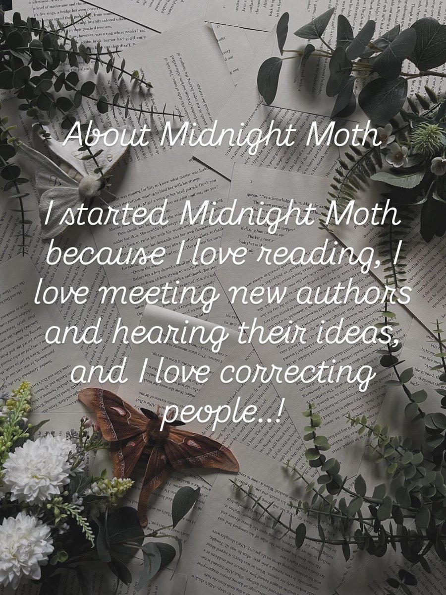 midnightmothed's tweet photo. ✨More about Midnight Moth✨

I’m currently offering to provide a mini edit on your first two chapters for free, so get in touch for more information ✨

#editorialservices #developmentaleditor #lineandcopyeditor #proofreading #writingcommunity https://t.co/feryrr1VyQ