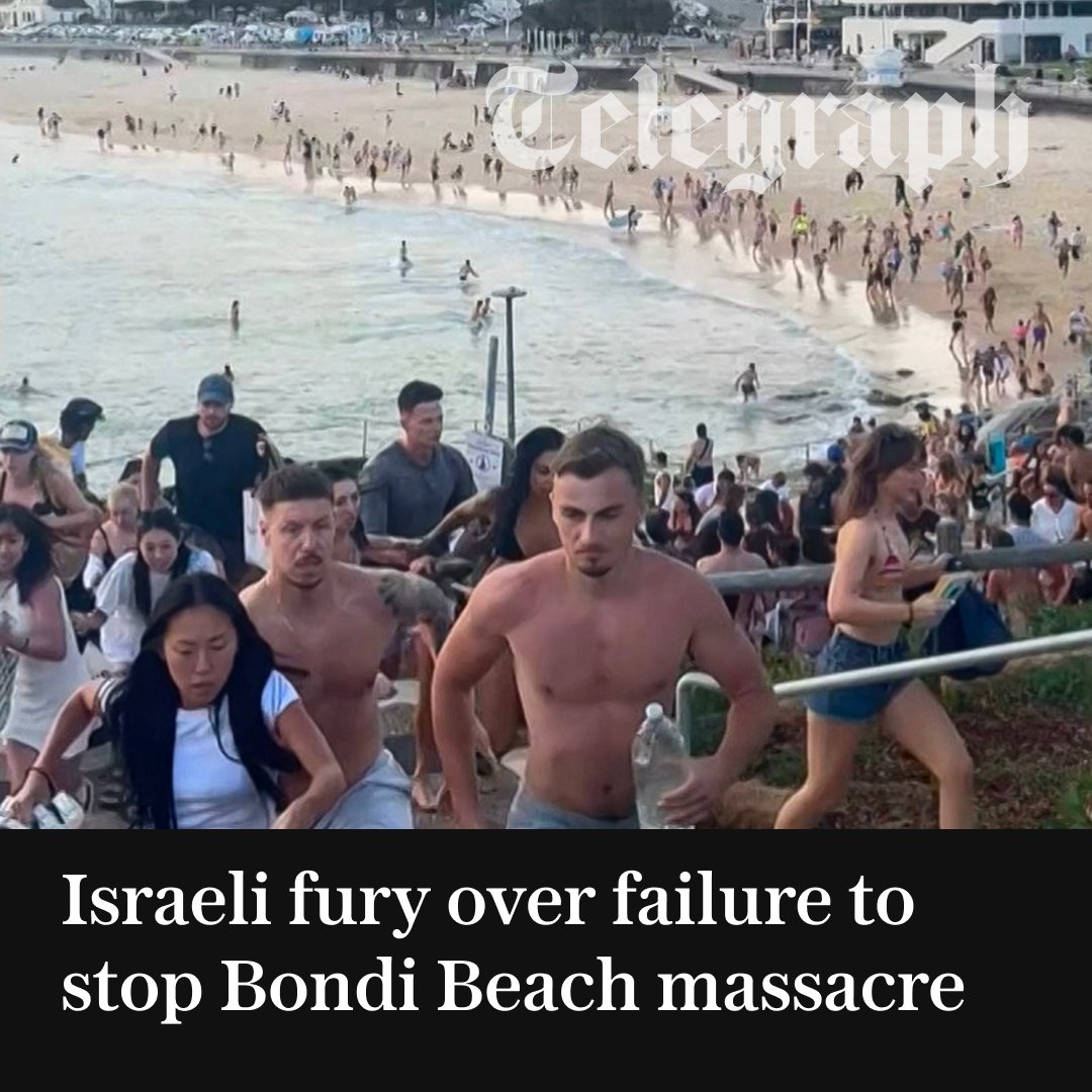 Telegraph's tweet image. 🔴 Israel’s prime minister has accused the Australian government of “promoting and encouraging” anti-Semitism in the months leading up to the Bondi Beach terror attack.

Watch Netanyahu's speech at the link below 👇
telegraph.co.uk/world-news/202…