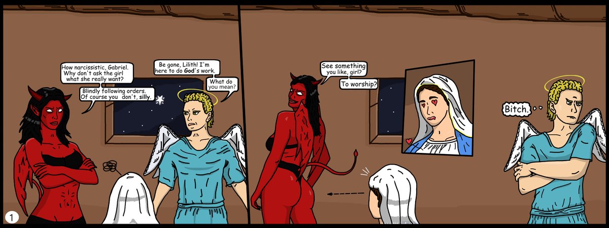 valla_fernanda's tweet photo. The Annunciation part 1
#nsfw #comic #virginmary #lilith https://t.co/ndDOkhvGhg